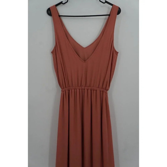 Show Me Your MuMu‎ Dress Women Medium M Siena Lined Elegant V-Neck Maxi - Picture 7 of 11